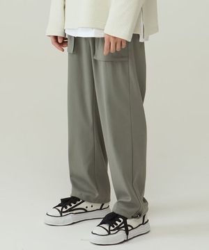 입체포켓 스토퍼 조거 Dusty Green