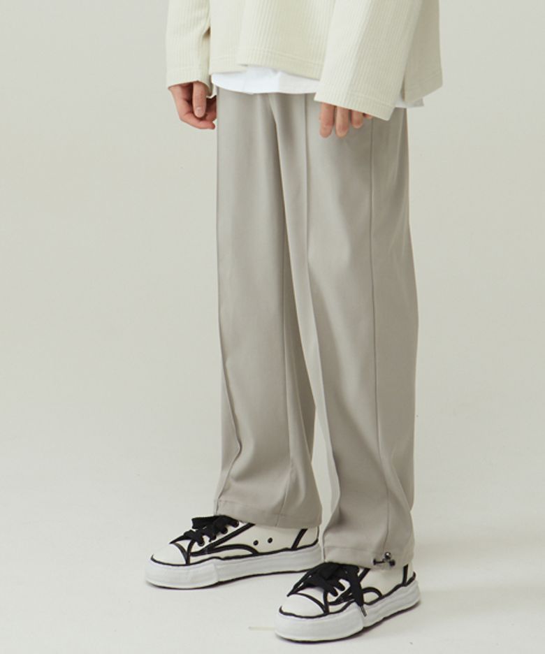 핀턱 스토퍼 조거  Sand Beige