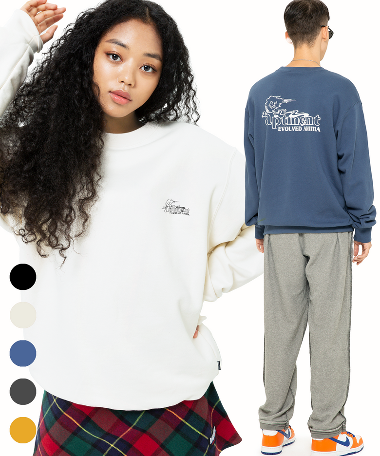 [남녀공용] LIVE FAST SWEAT SHIRT (5 COLOR)