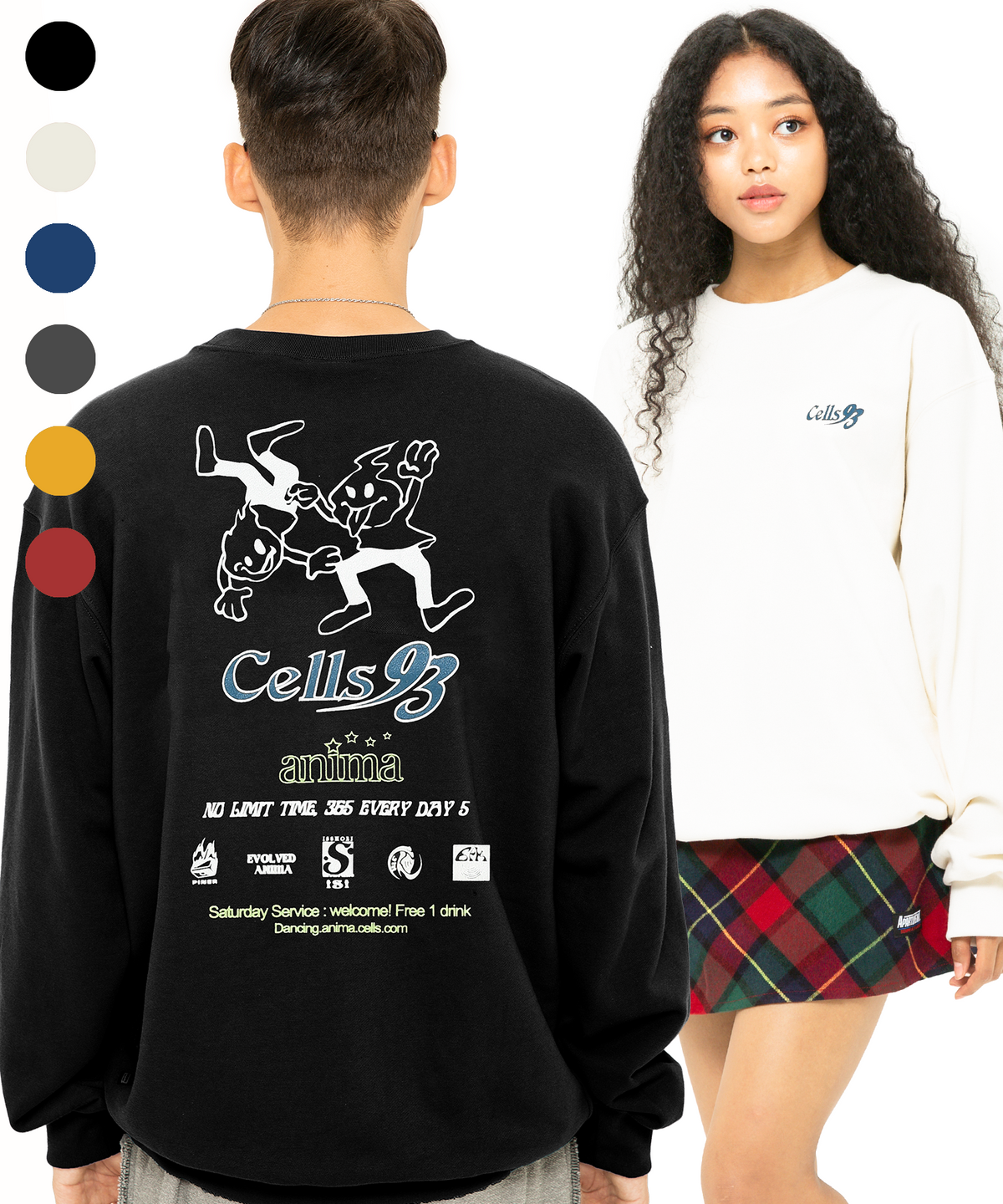 아파트먼트(APARTMENT) [남녀공용] BUST DOWN SWEAT SHIRT (6 COLOR)