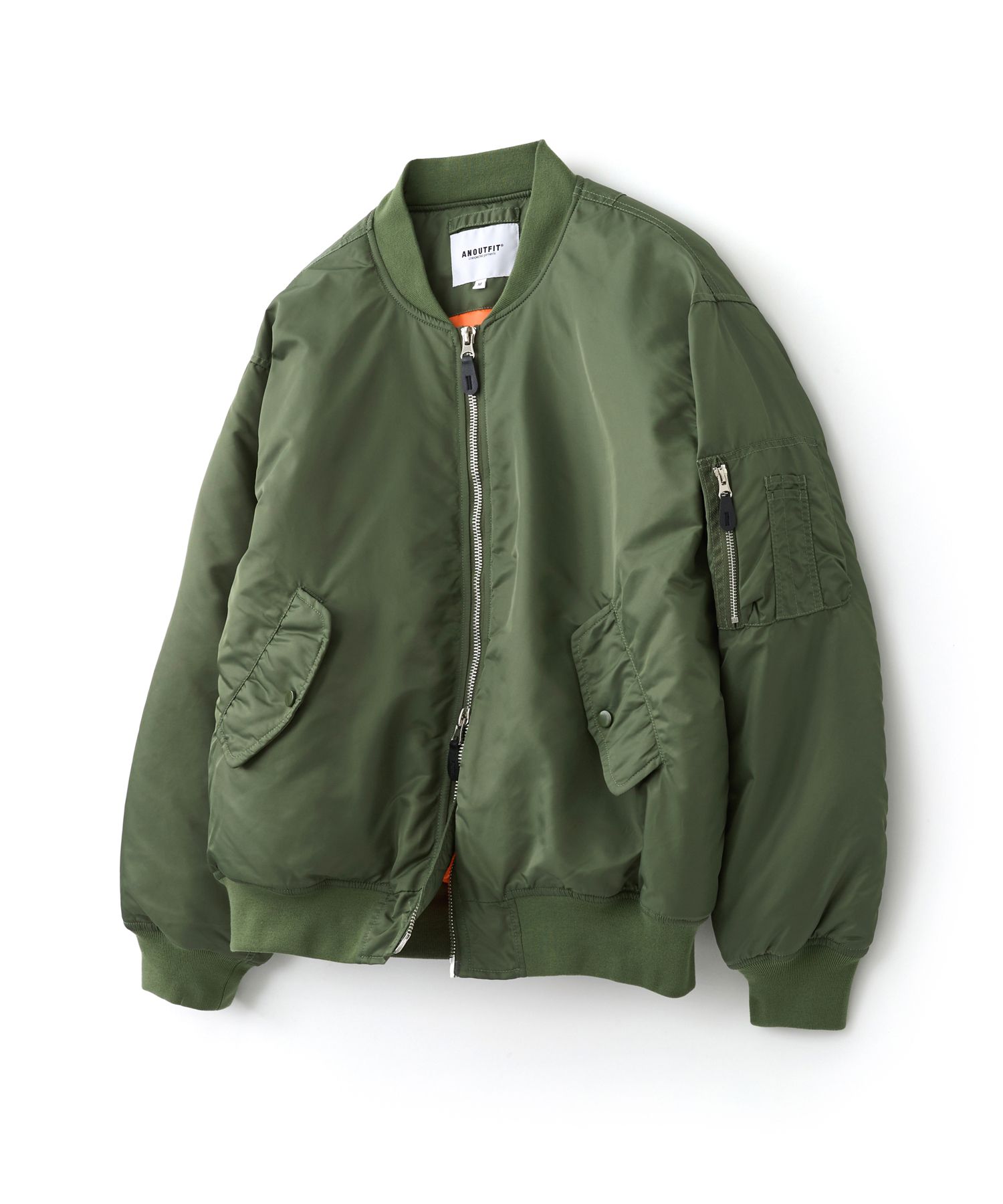 MUSINSA公式 | AOTT ユニセックスオーバーサイズMA-1カーキ（VER - 2）