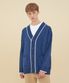 COLORATION KNIT CARDIGAN_DARK BLUE