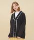 COLORATION KNIT CARDIGAN_BLACK