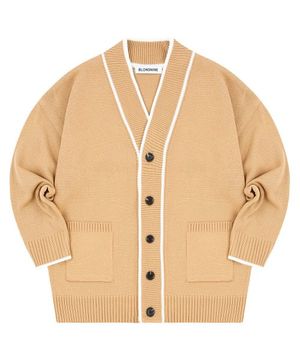 COLORATION KNIT CARDIGAN_BEIGE