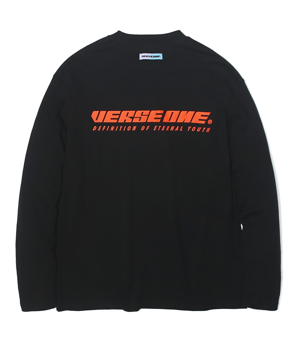 벌스원(VERSE ONE) BASIC LOGO LONG SLEEVE T-SHIRTS BLACK