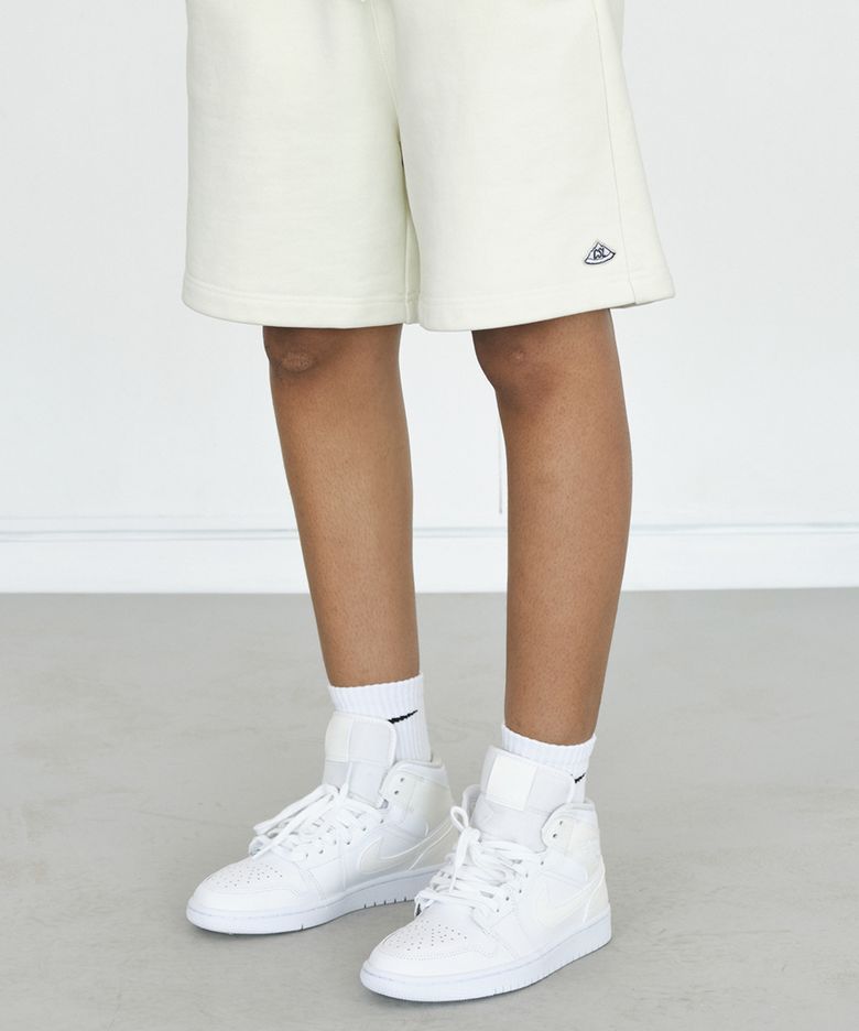 CSL HEAVYWEIGHT SWEAT SHORTS - ICE WHITE