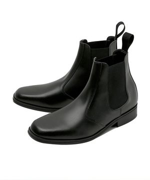 4cm 소가죽 스퀘어토 첼시부츠 오티스(CR0031)