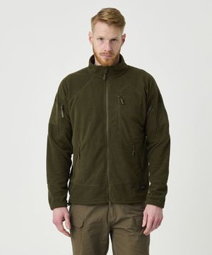 알파 택티컬 플리스 자켓 올리브그린