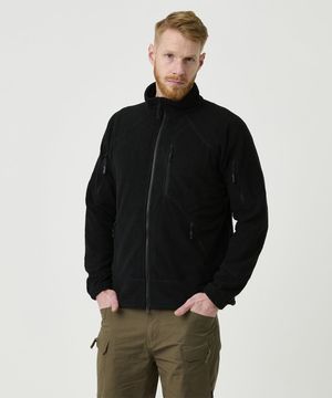 알파 택티컬 플리스 자켓 블랙
