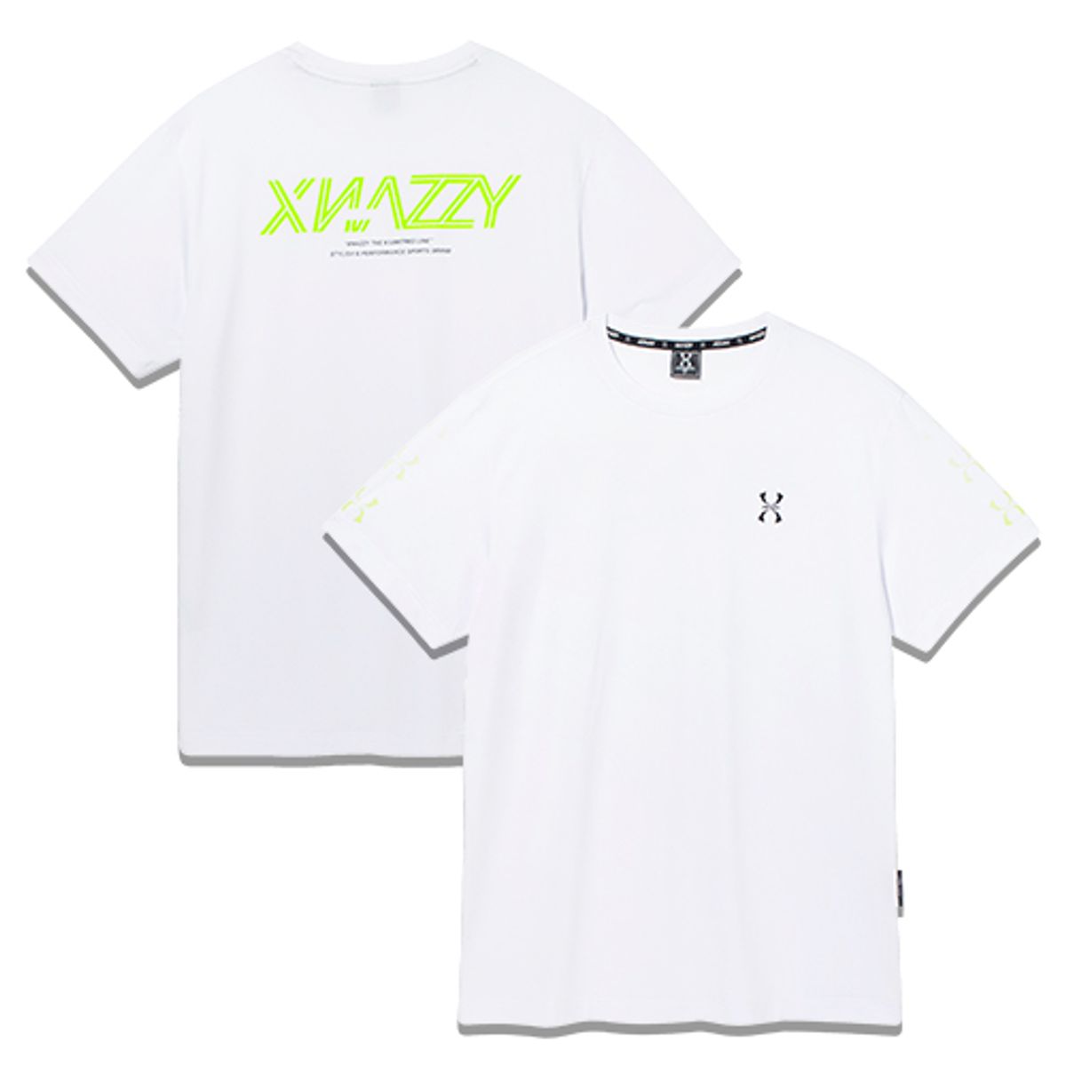 엑스네지(XNAZZY) 기본핏싱글스판반팔티 XYNRTS14 [WHITE]