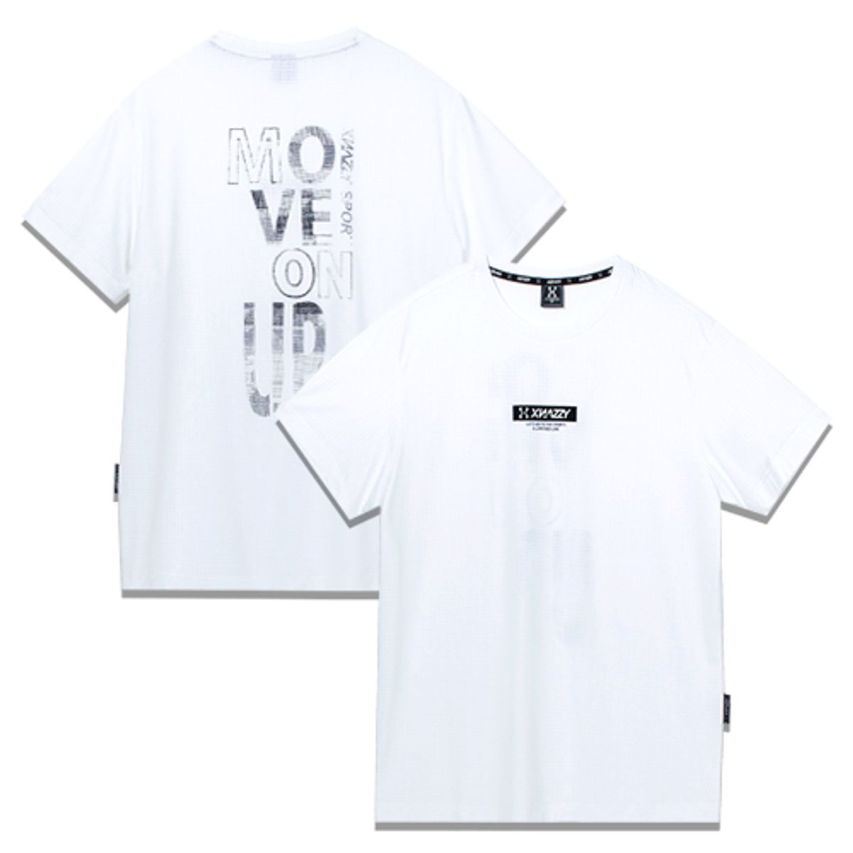 엑스네지(XNAZZY) 기본핏스판메쉬반팔티 XYNRTS13 [WHITE]