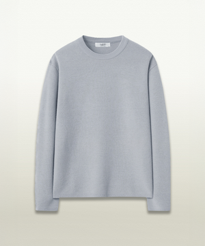 화란 세미오버 니트 애쉬 그레이