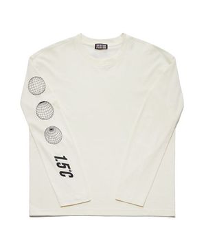 EARTH PRINT SLV T CREAM (PKHAFTS006_CR)