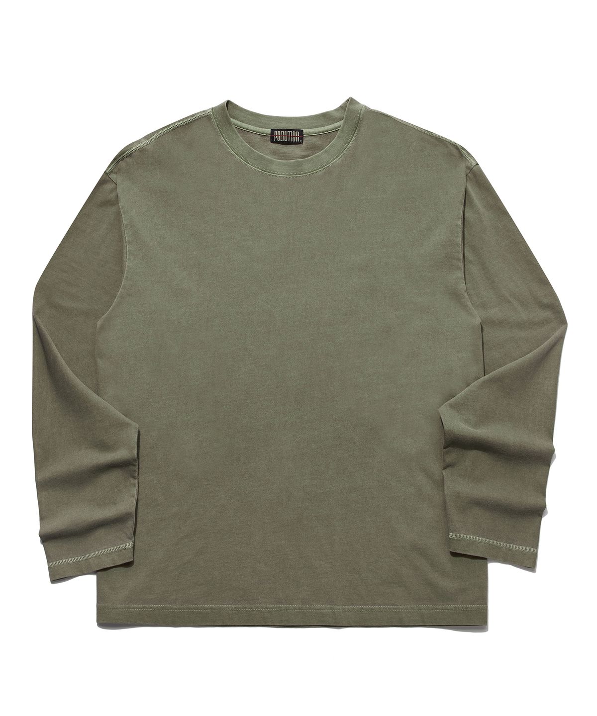 폴루션(POLLUTION) PIGMENT BACK LONG SLV T