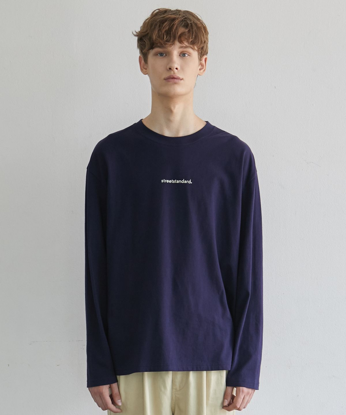 스트리트 스탠다드(STREET STANDARD) S-LOGO L/SLV T-SHIRTS