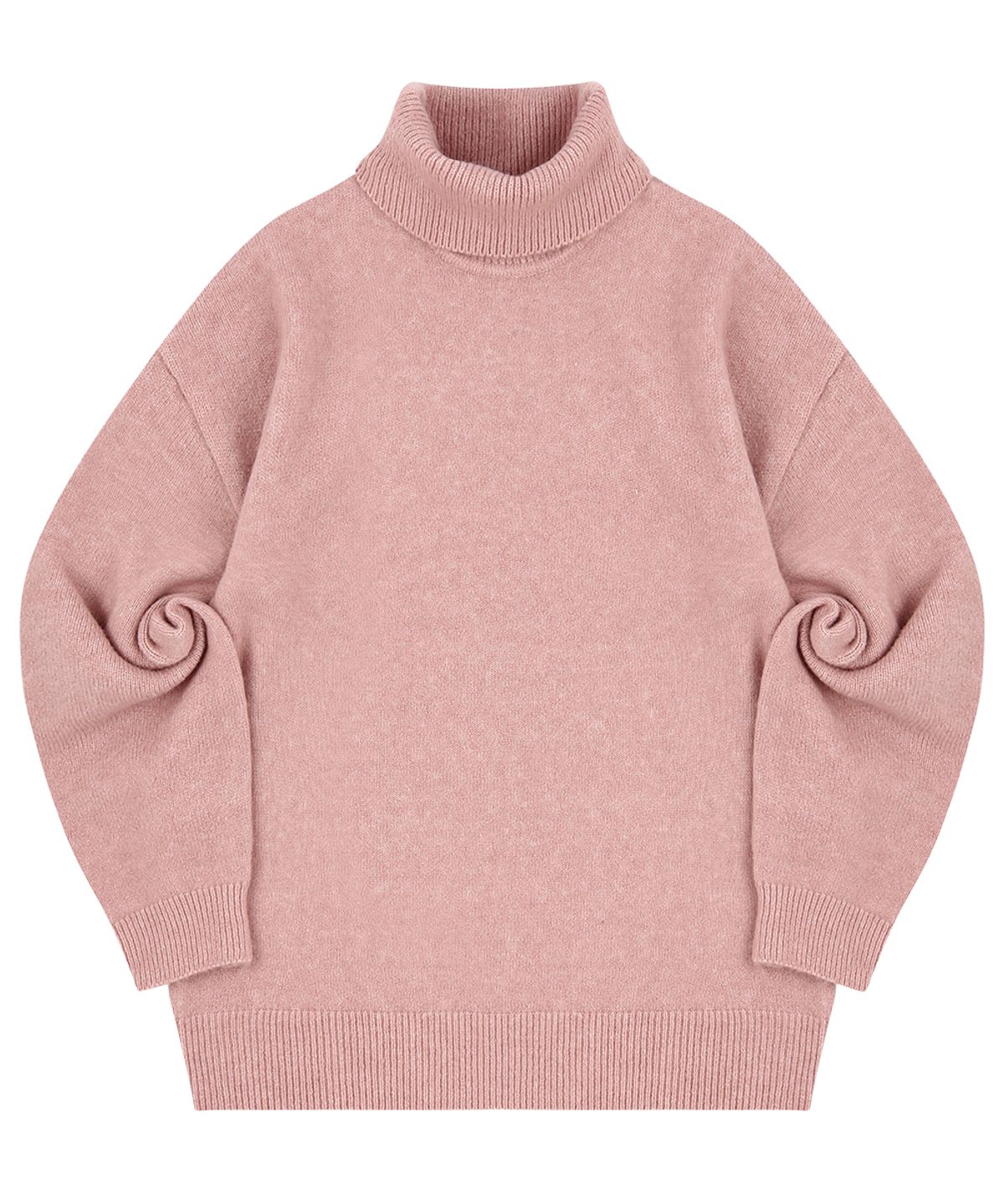 블론드나인(BLOND9) MELANGE TURTLE NECK SWEATER_PINK