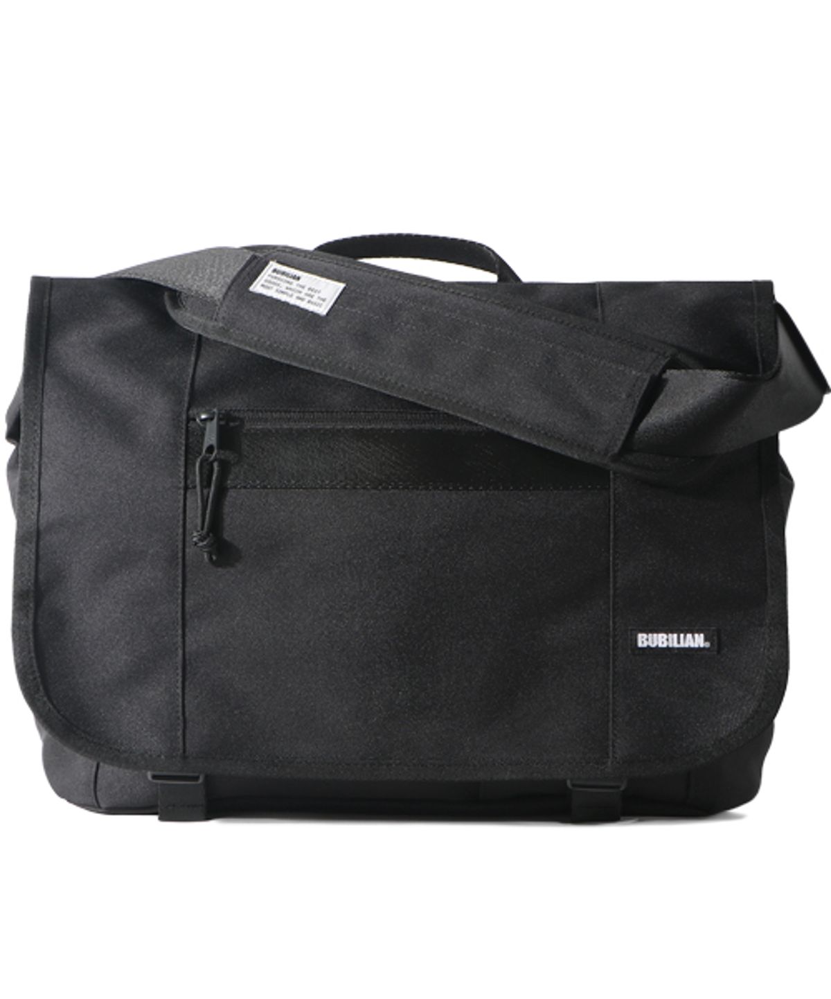 버빌리안(BUBILIAN) Flutter Premium Messenger Bag_Black