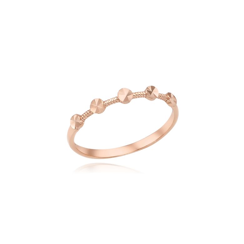 심플 크라운 14K Gold 반지 LRS20073G