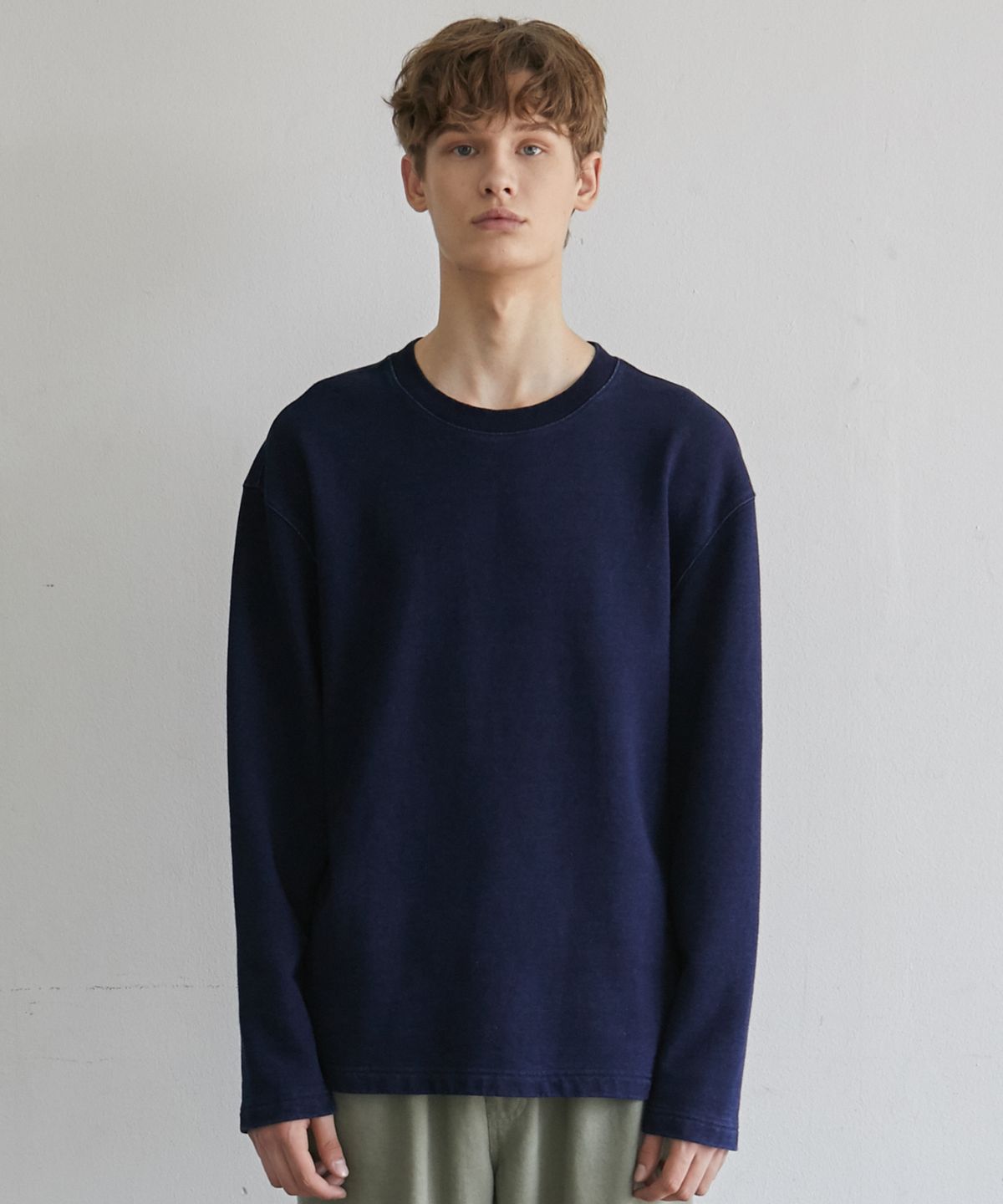 스트리트 스탠다드(STREET STANDARD) INDIGO-DYED SWEAT SHIRT