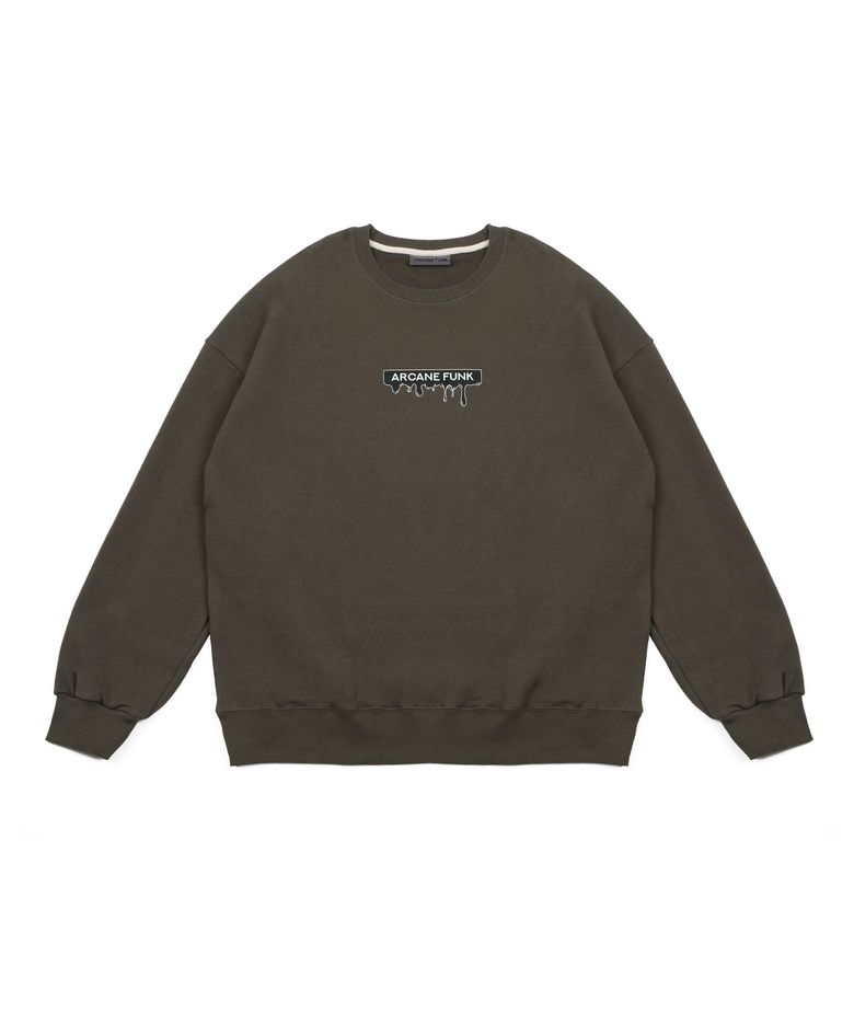 BASIC LOGO SWEATSHIRT khaki