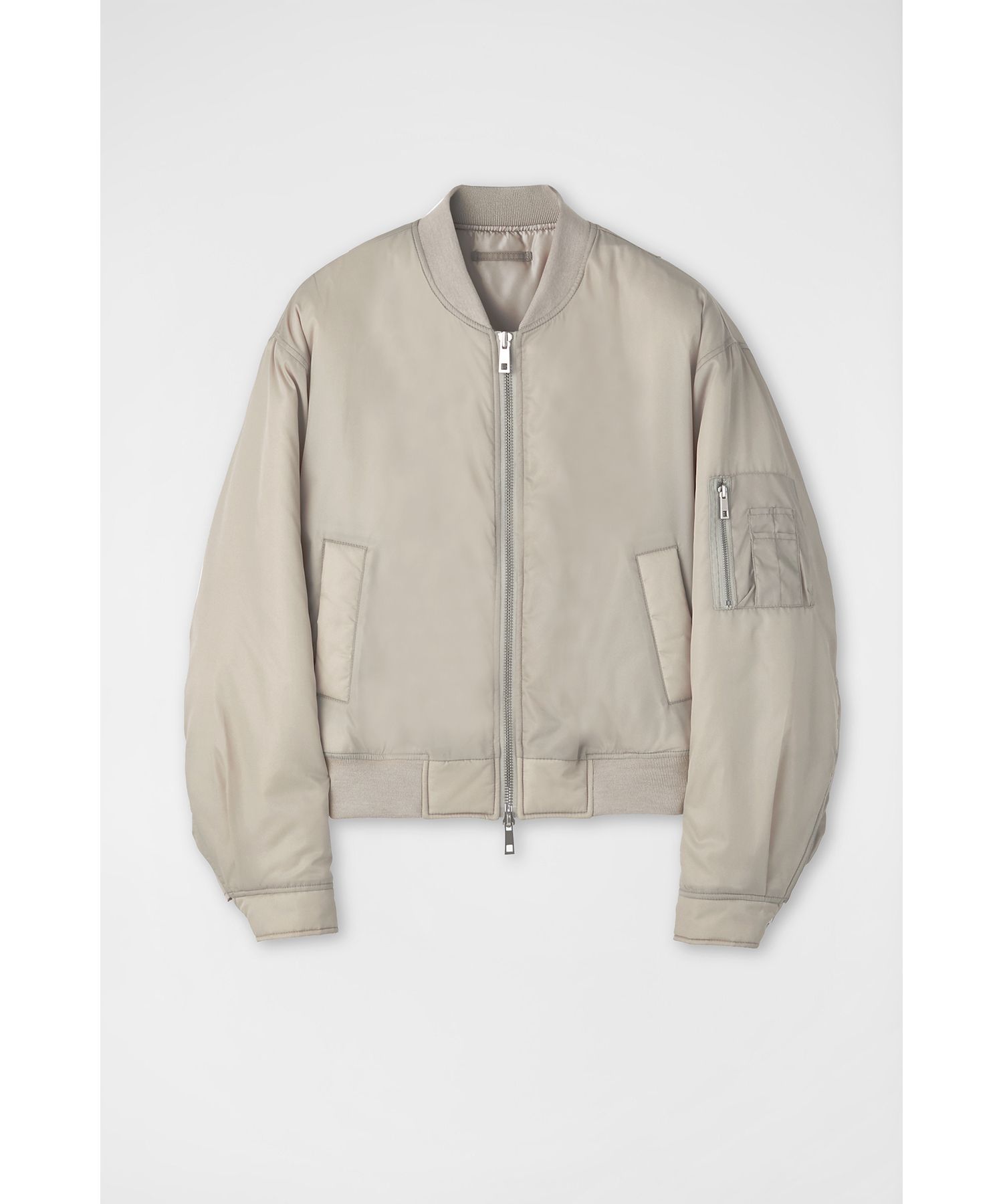 MUSINSA | COOR OVERSIZED MA-1 (CREAM BEIGE)