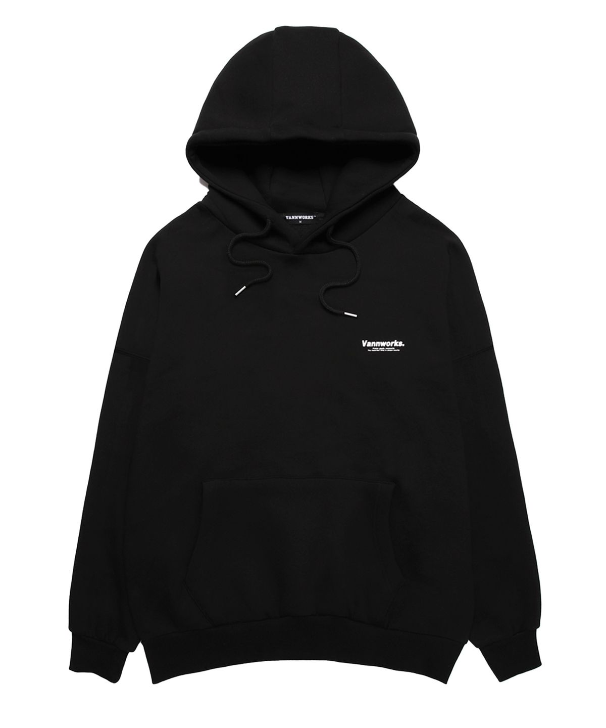 밴웍스(VANNWORKS) 유니섹스 프리미엄 오버핏 후드 (VNBTS316) 블랙