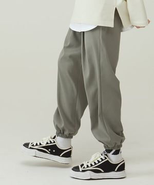 와이드 원턱 조거 Dusty Green