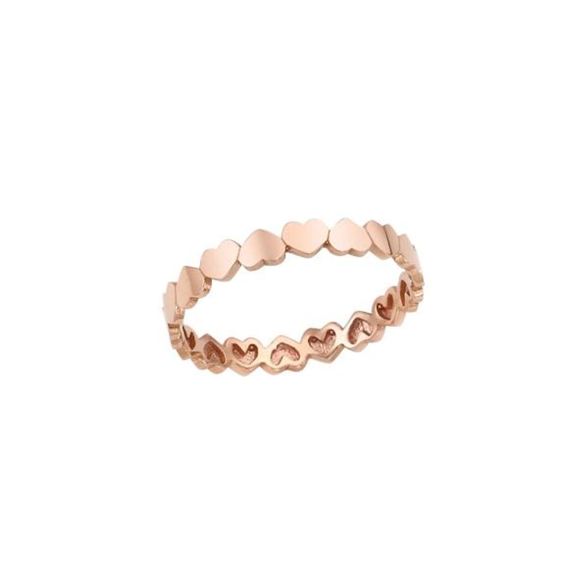 로이드(LLOYD) 360도 플랫 하트 패턴 14K Gold 반지 LRS20053G