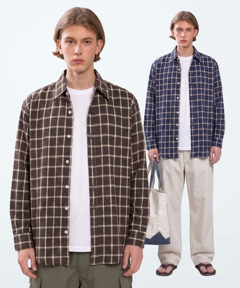 [세미오버핏] KILO CHECK SHIRTS (3 COLOR)