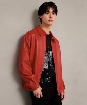 클래식 램스킨 자켓 [레드]