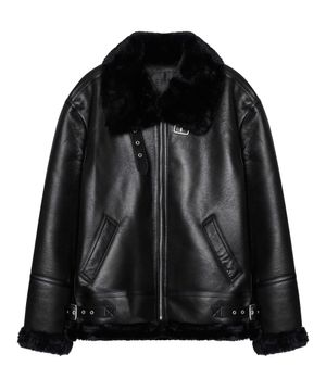 에비에이터 B-3 무스탕 자켓 [블랙]