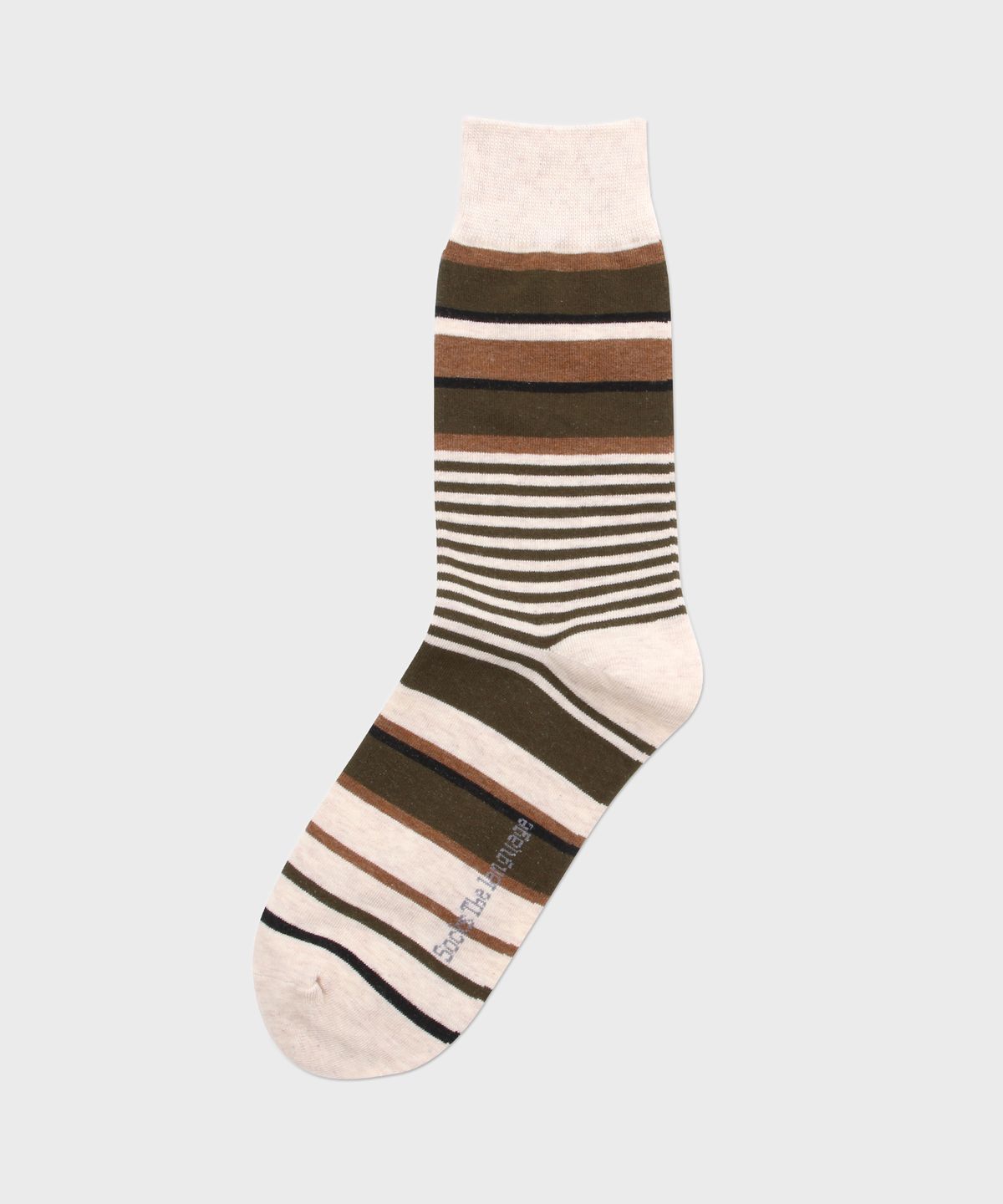 삭스더랭귀지(SOCKS THE LANGUAGE) 더 뉴 캐럿 스트라이프 양말