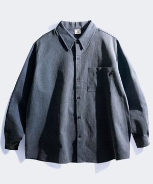피그먼트 루즈핏 셔츠 공군 SMLS4058