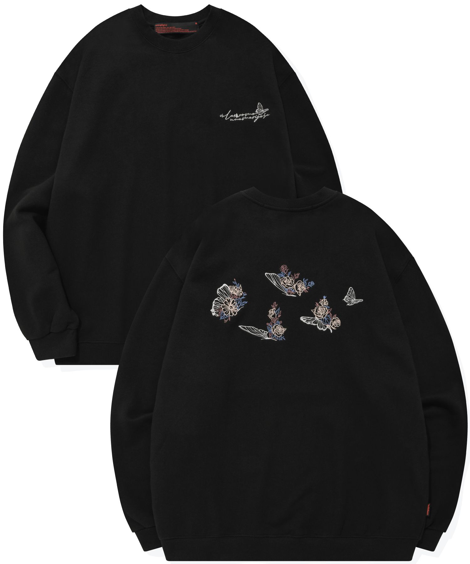 [CPGN STUDIO ]★Butterfly Brush Sweater MUSINSA公式 | CPGN STUDIO Butterfly brush sweater charcoal black