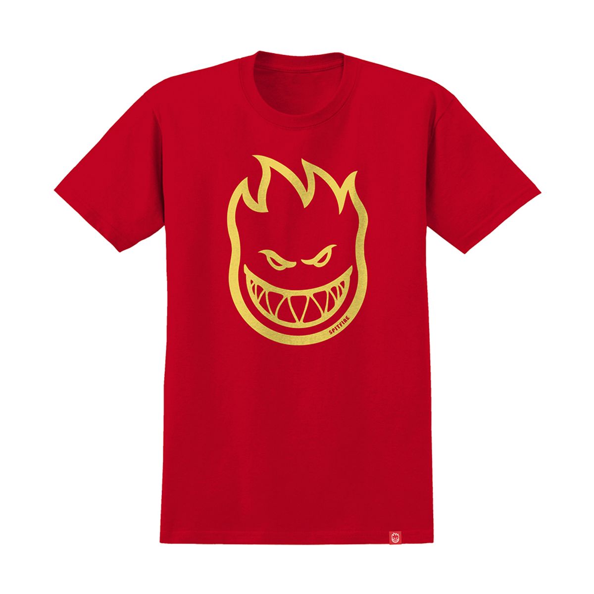 스핏파이어(SPITFIRE) BIGHEAD S/S T-Shirt - RED/YELLOW 51010001GT