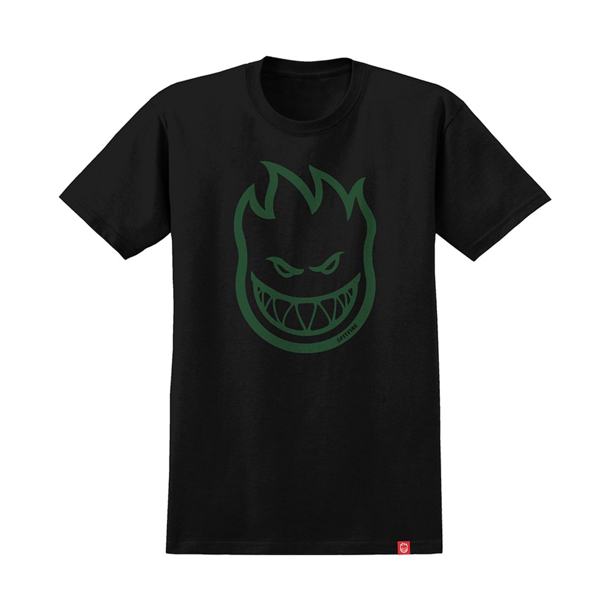 스핏파이어(SPITFIRE) BIGHEAD S/S T-Shirt - BLACK/DK GREEN 51010001GV