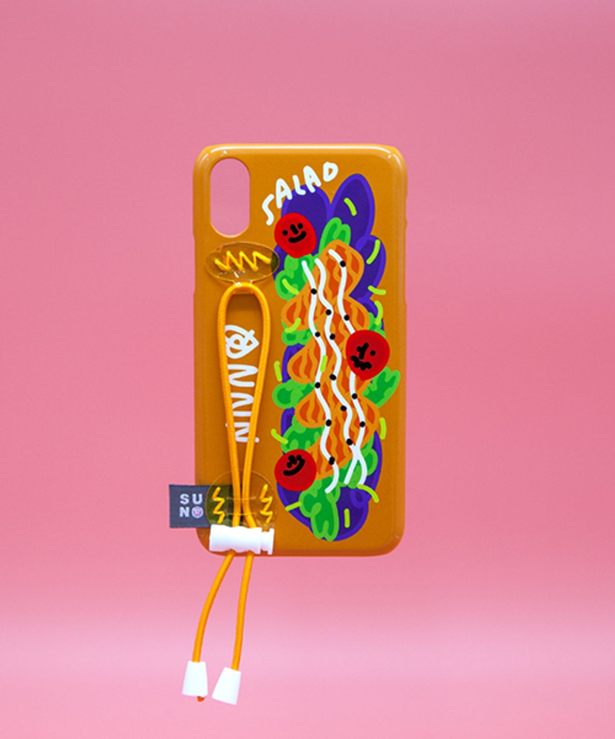 세컨드유니크네임(SECOND UNIQUE NAME) SUN CASE STRING SUN ORANGE SALMON