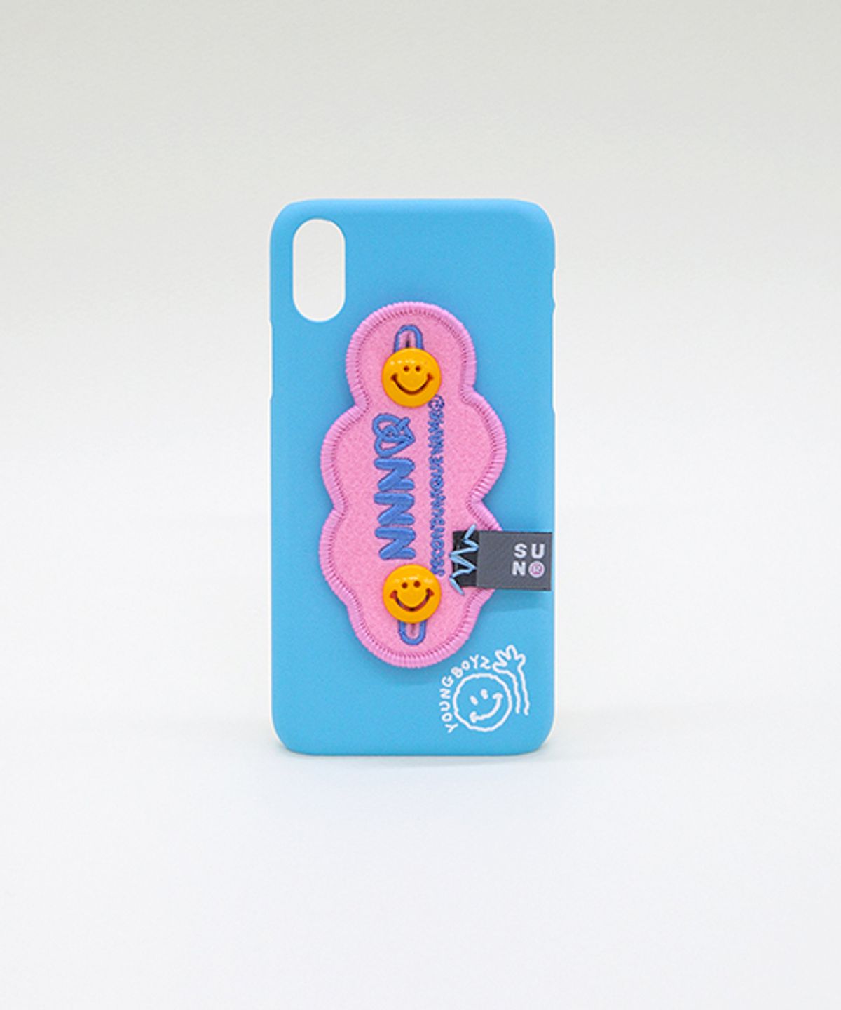세컨드유니크네임(SECOND UNIQUE NAME) SUN CACE PATCH LIGHT BLUE