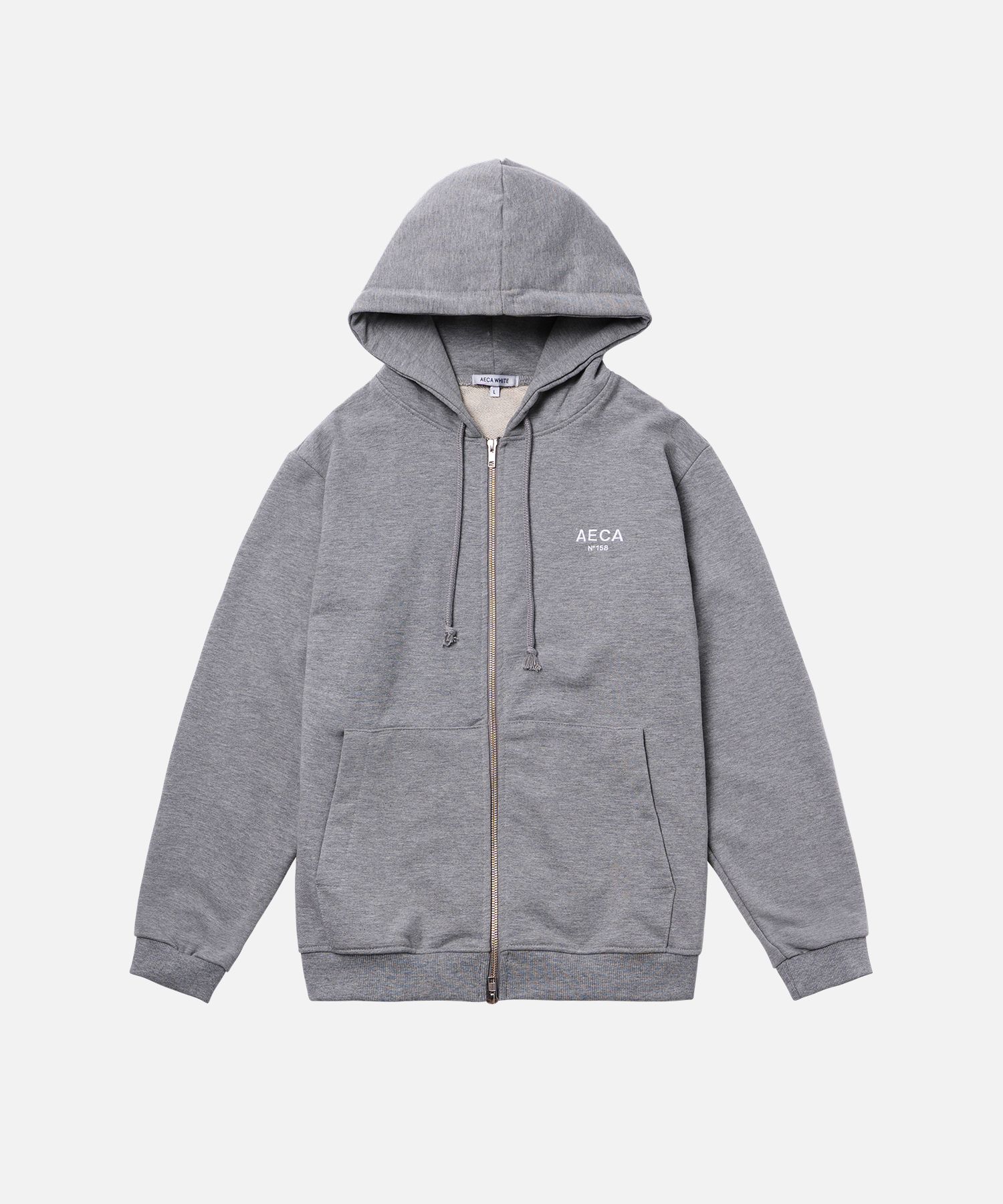MUSINSA公式 | AECA WHITE HEAVY WEIGHT ZIP UP HOODIE (Premium BASIC 
