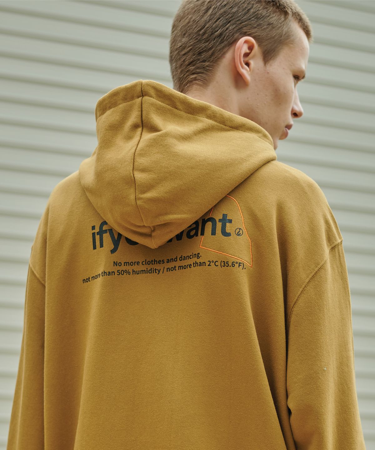 이퓨원트(IFYOUWANT) not more than HOODIE OLIVE
