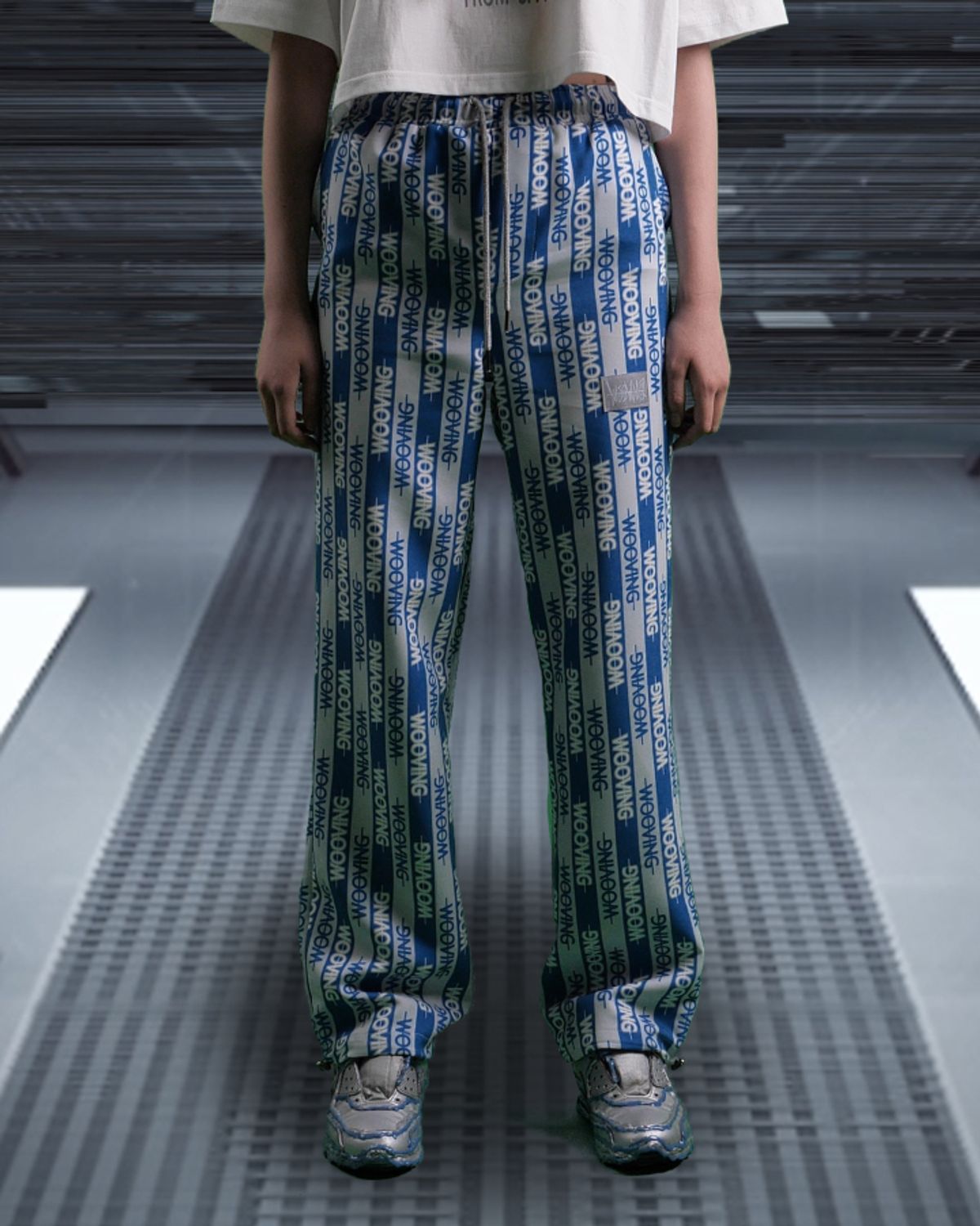 우빙(WOOVING) HOSPITAL STRING PANTS (BLUE)