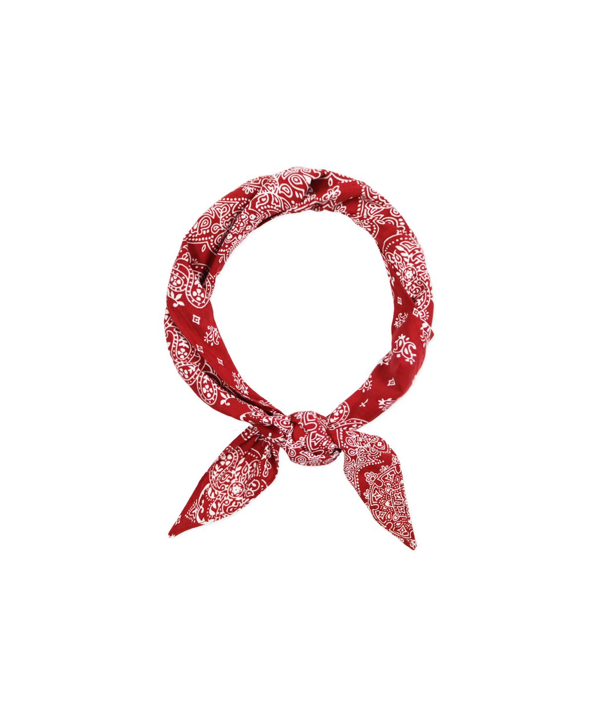 핑크파인애플(PINK PINEAPPLE) PAISLEY BANDANA_RED