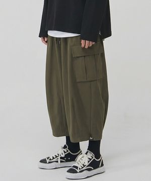 스토퍼 벌룬 카고 슬랙스 Khaki