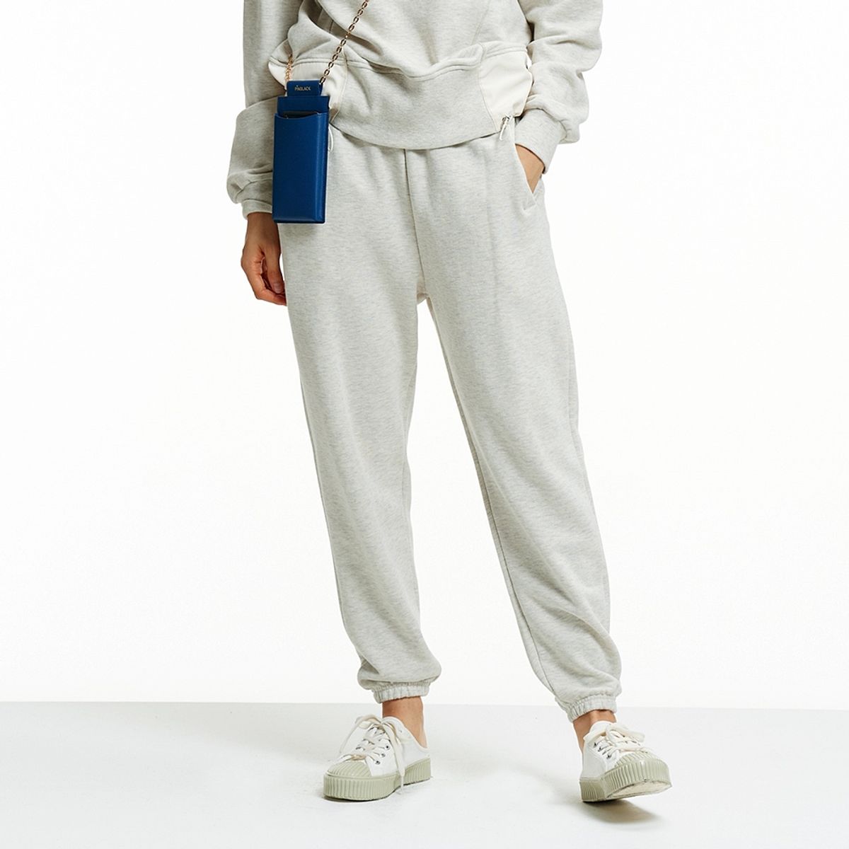 핀블랙(PINBLACK) PIN JOGGERTRAINING PANTS IVORY