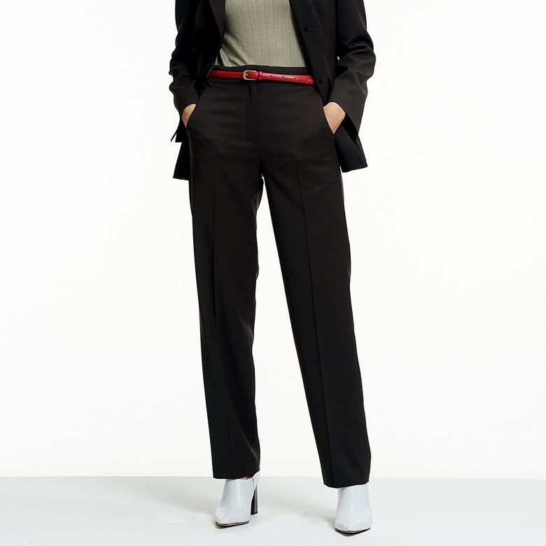 3PCS REGULAR FIT SLACKS BROWN