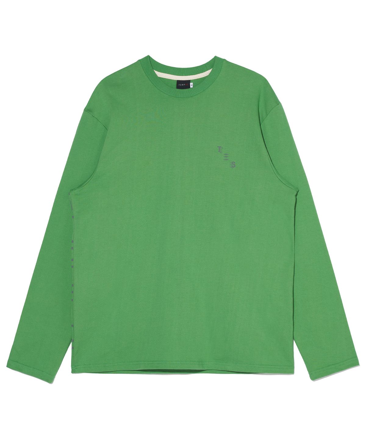 템푸스스튜디오(TEMPUS STUDIO) HALF LOGO LONG SLEEVE [GREEN]