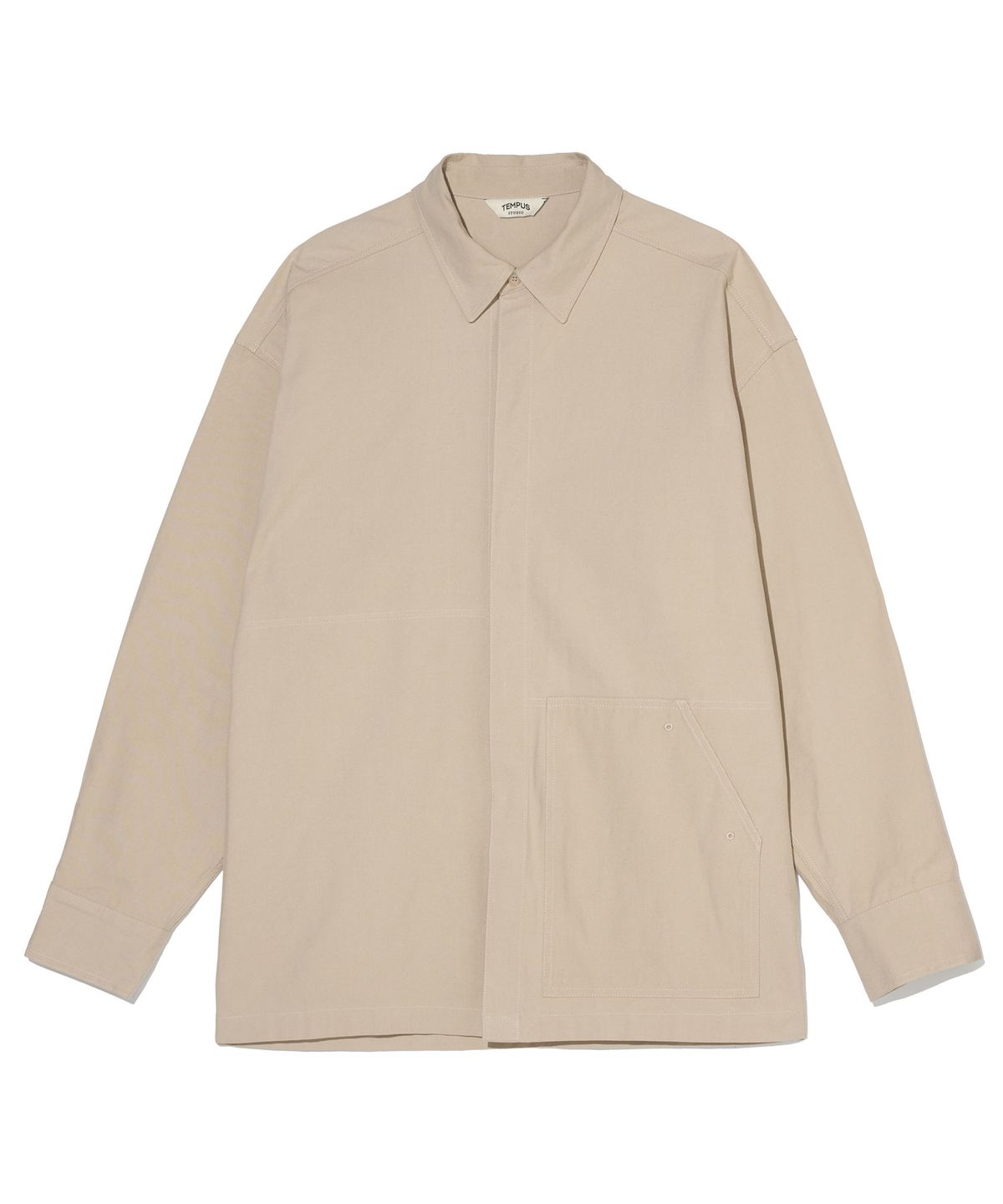 템푸스스튜디오(TEMPUS STUDIO) EASY OVERSIZE SHIRTS [BEIGE]