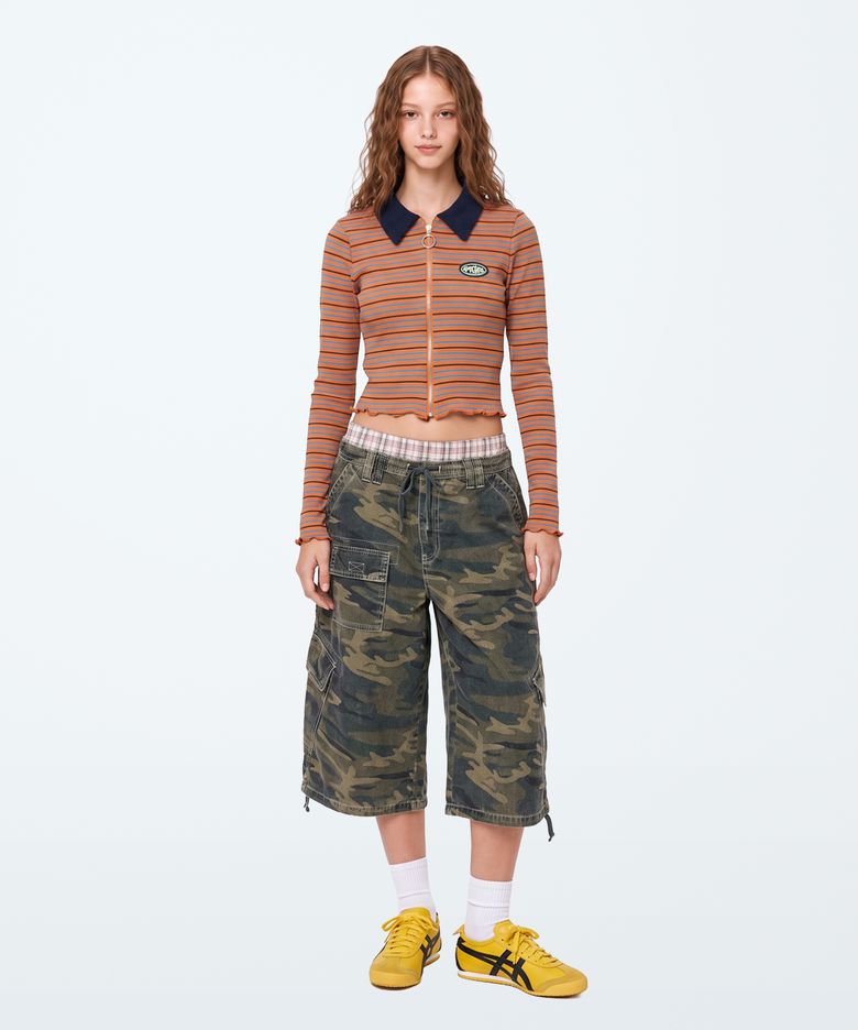 (W) LOIRE ZIP-UP - DEEPORANGE