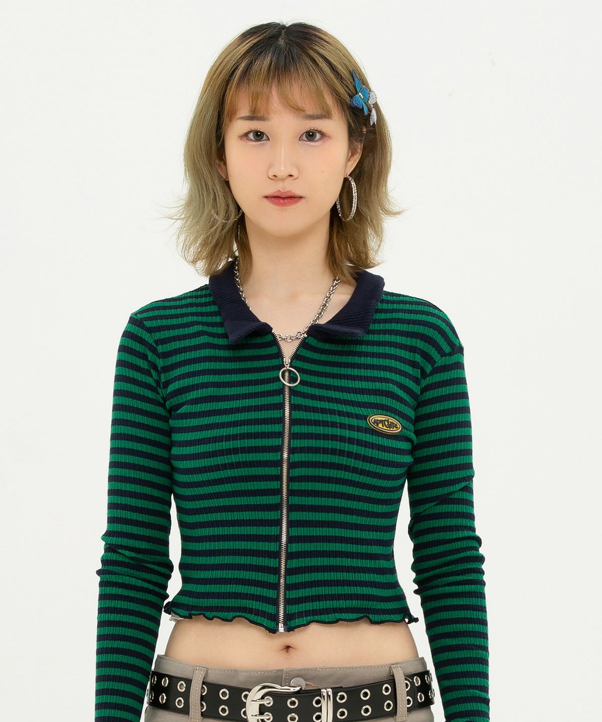 아파트먼트(APARTMENT) (W) SEILLE ZIP-UP - GREEN