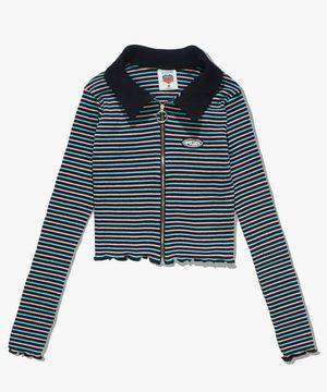 (W) TROYER ZIP-UP - BLACK